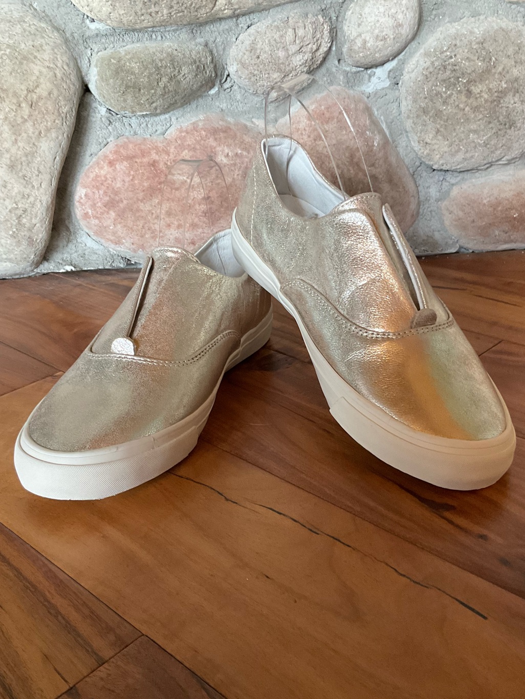 Seavees Sunset Strip Sneakers Metallic Gold Size 8.5